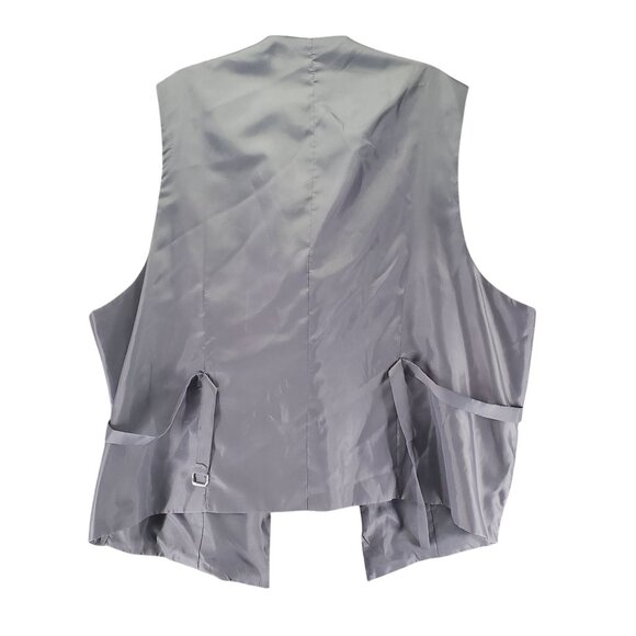 Royal Diamond Suit Mens 56R 50x26 Gray Plaid Wool Three Piece Set - Picture 11 of 16